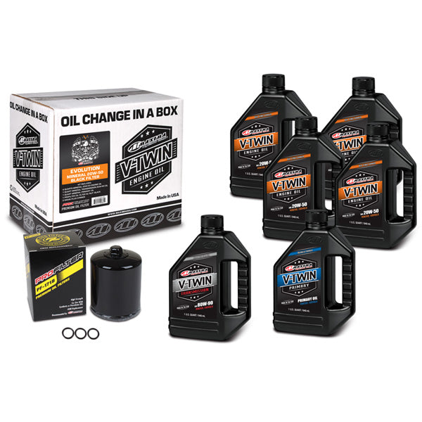 Maxima Racing Oils V-Twin Oil Full Change Kit (90-069016Pb) - 920-4556 | MunroPowersports.com