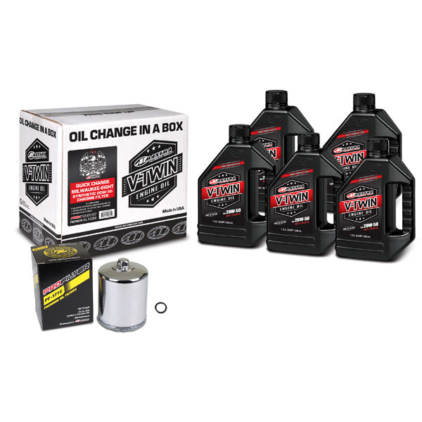 Maxima Racing Oils V-Twin Oil Quick Change Kit (90-129015Pc) - 920-4559 | MunroPowersports.com