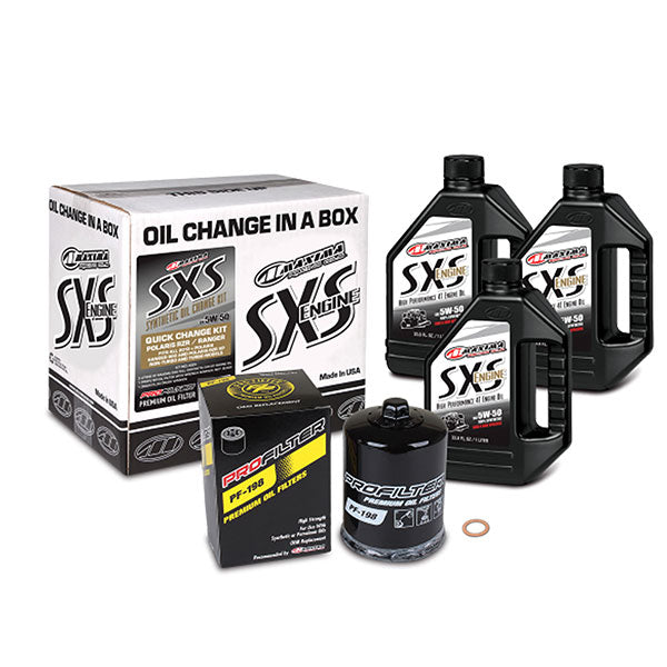 Maxima Racing Oils Maxima Sxs Quick Oil Change Kit (90-189013-Txp) - 920-4691 | MunroPowersports.com