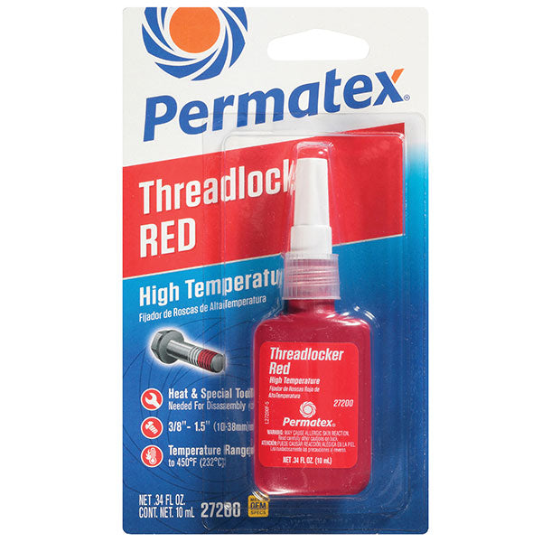 Permatex Red High Strength & Temperature Threadlock - 930-3114 | MunroPowersports.com