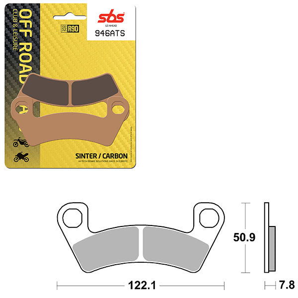 Sbs Atv/Utv Sinter Brake Pad (6460946108) - 946ATS | MunroPowersports.com