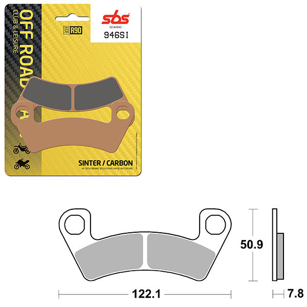 Sbs Atv/Utv Sinter Brake Pad (6240946108) - 946SI | MunroPowersports.com