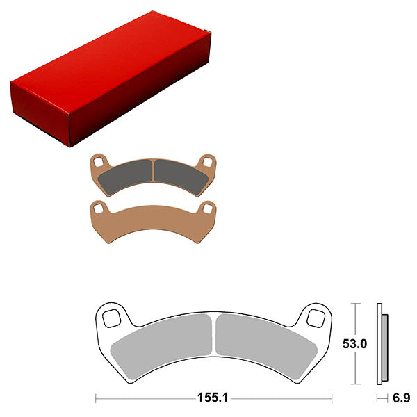 Sbs Atv/Utv Sinter Brake Pad (6240954108) - 954SI | MunroPowersports.com