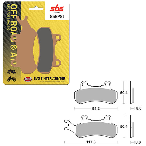 Sbs Atv/Utv Evo Sinter Brake Pad (6450956108) - 956PSI | MunroPowersports.com