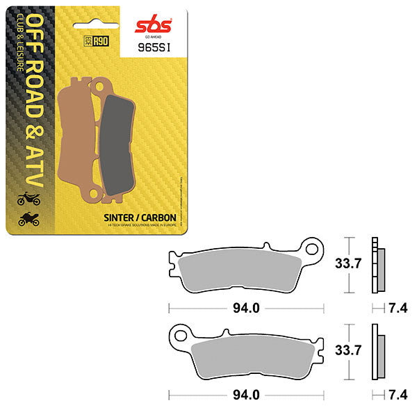 Sbs Atv/Utv Sinter Brake Pad (6240965108) - 965SI | MunroPowersports.com