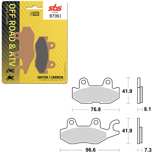 Sbs Atv/Utv Sinter Brake Pad (6240973108) - 973SI | MunroPowersports.com