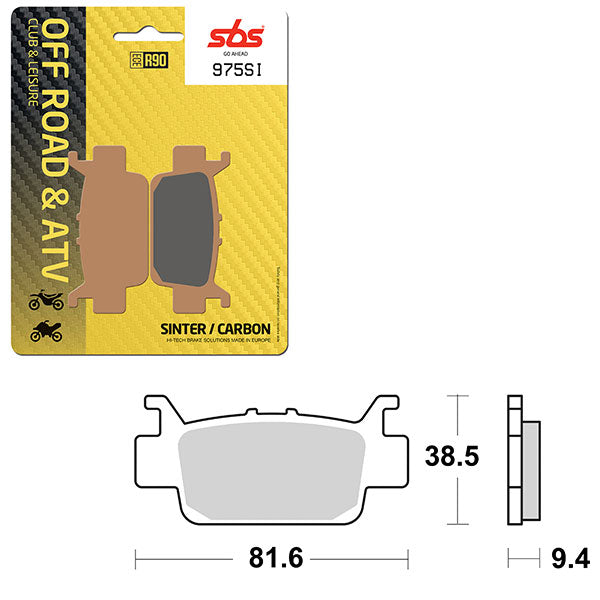 Sbs Atv/Utv Sinter Brake Pad (6240975108) - 975SI | MunroPowersports.com