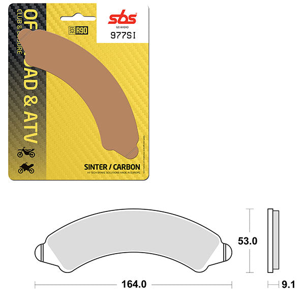 Sbs Atv/Utv Sinter Brake Pad (6240977108) - 977SI | MunroPowersports.com