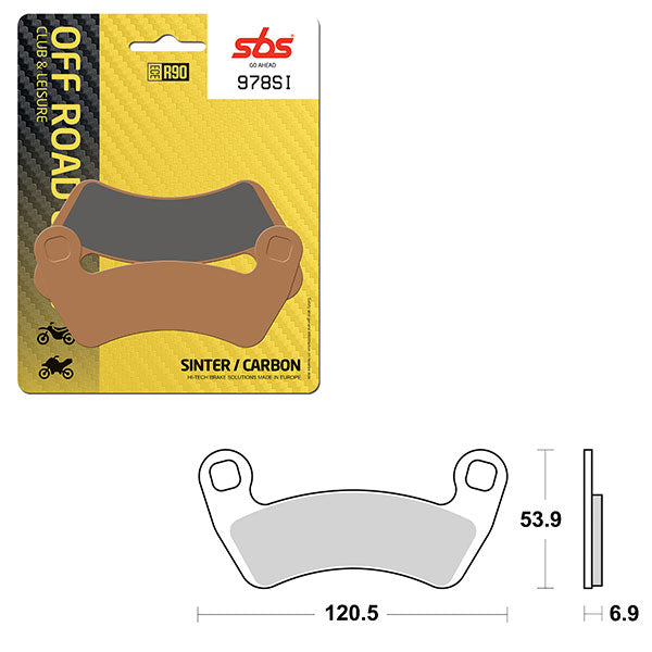 Sbs Atv/Utv Sinter Brake Pad (6240978108) - 978SI | MunroPowersports.com