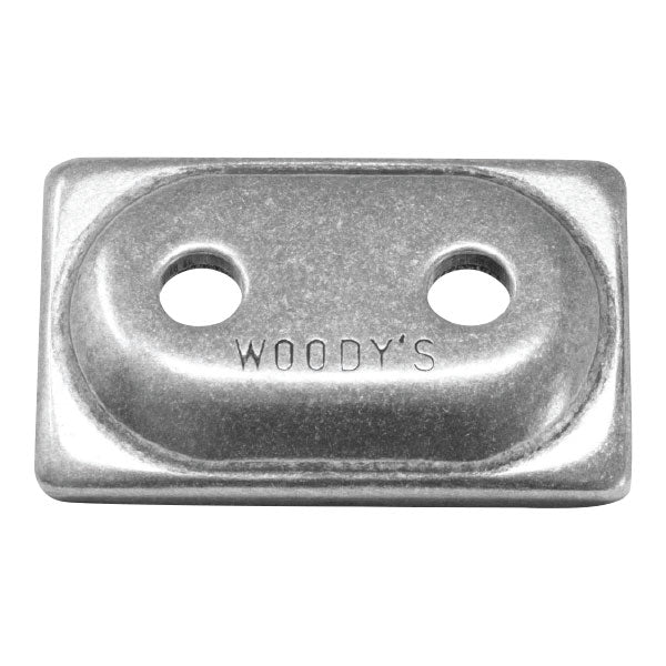 Woody's Aluminum Double Digger Backer Plates 500Pk - ADD2-3775-D | MunroPowersports.com
