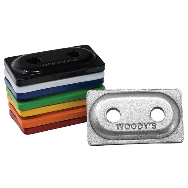 Woody's Aluminum Double Digger Backer Plates 48Pk - ADD2-3780-B | MunroPowersports.com