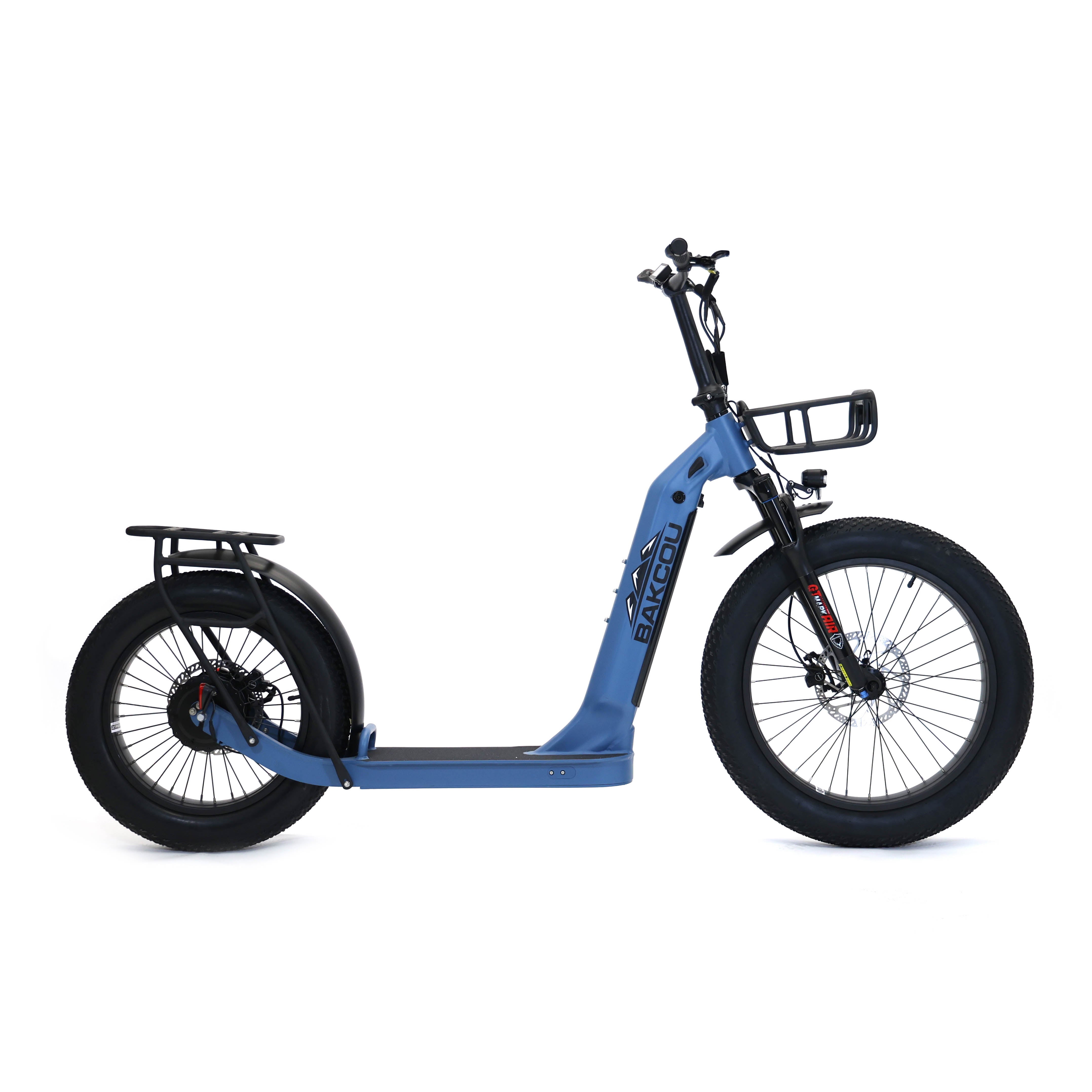 Bakcou Timberwolf Electric Scooter Matte Cavalry Blue - S-TW-BL | MunroPowersports.com