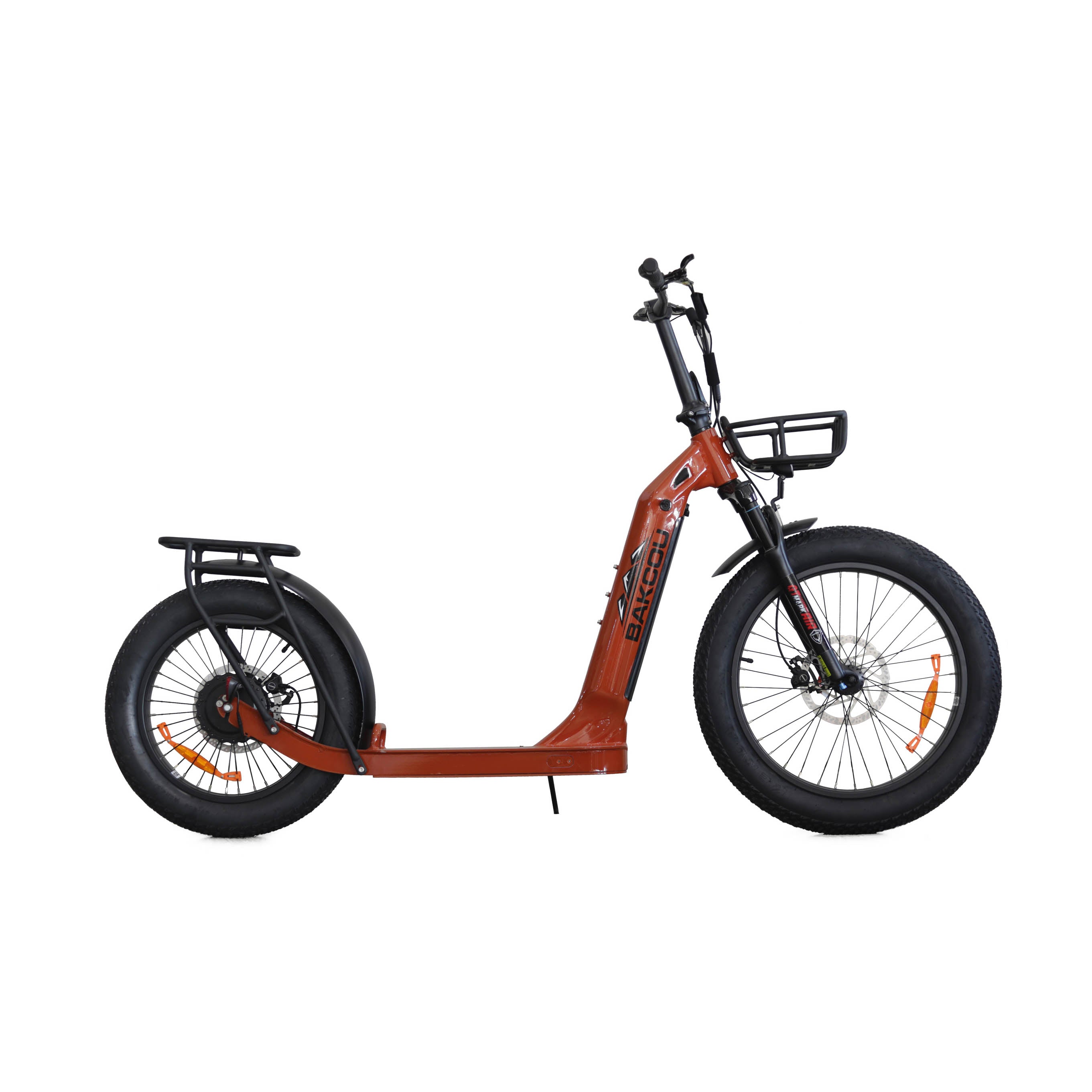 Bakcou Timberwolf Electric Scooter Gloss Burnt Orange - S-TW-BO | MunroPowersports.com