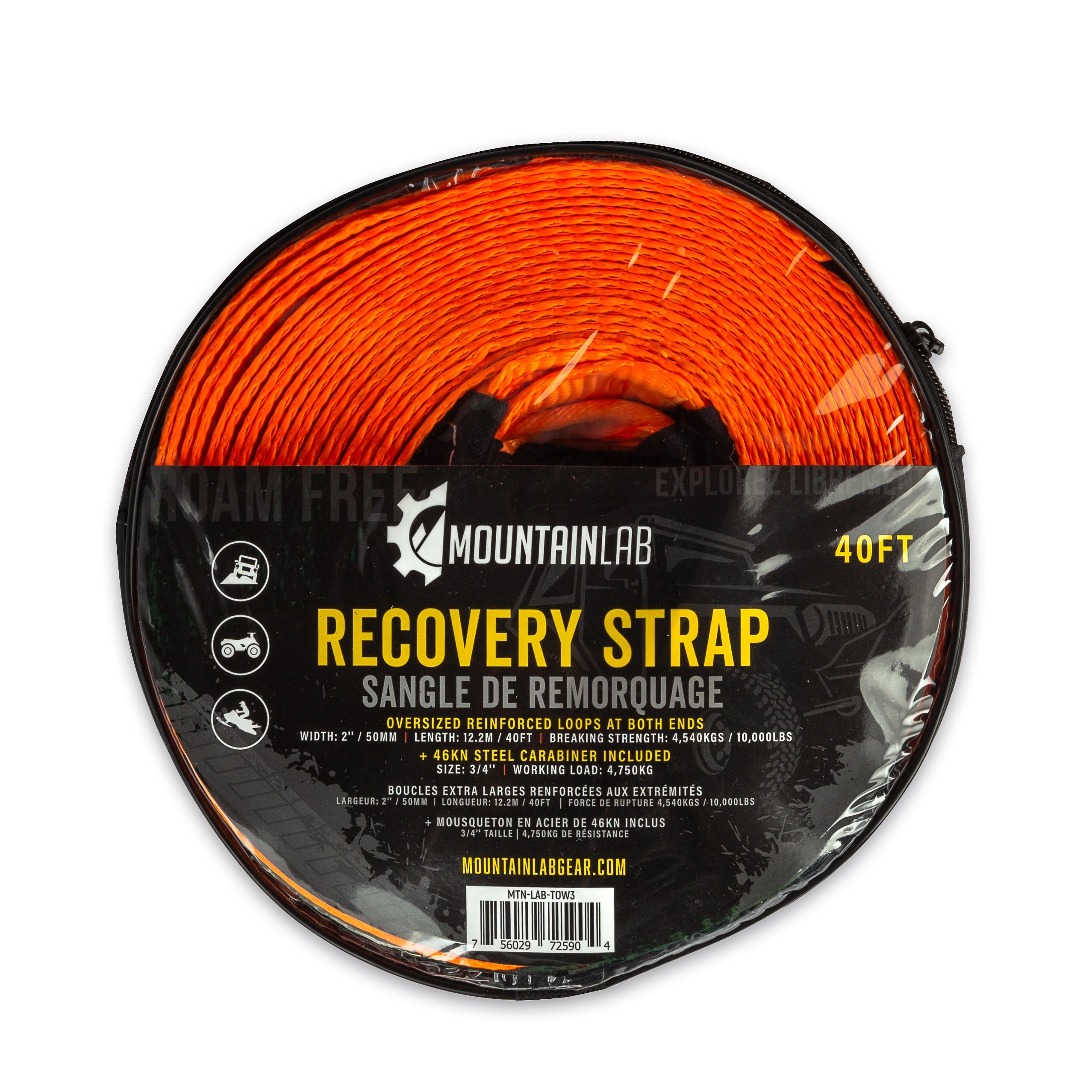 Mountain Lab Tow Strap - MTN-LAB-TOW2 | MunroPowersports.com