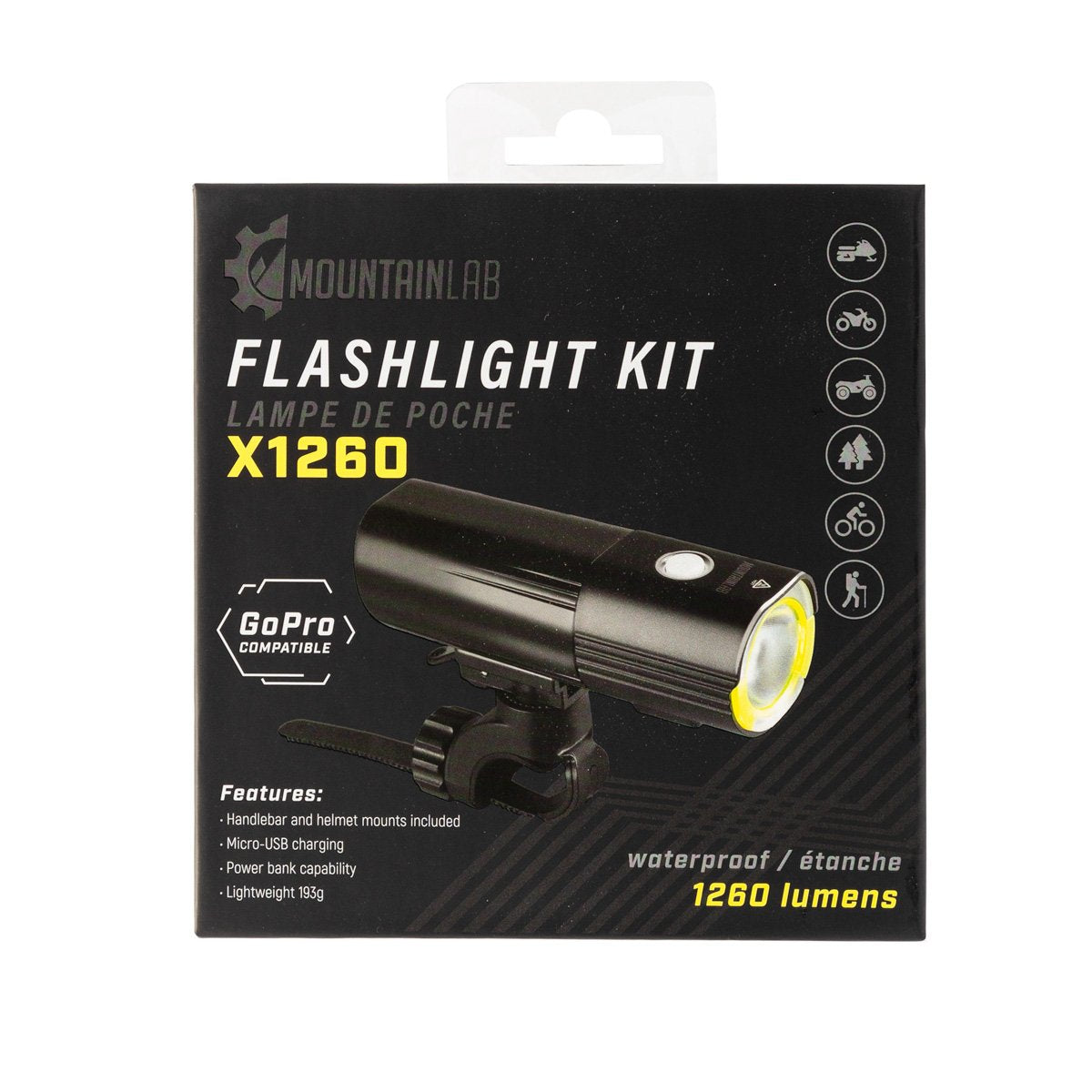 Mountain Lab x1260 Flashlight Kit - MTN-LAB-X1260 | MunroPowersports.com