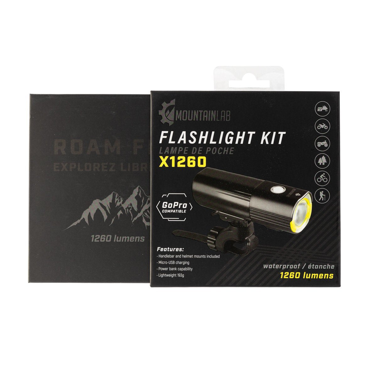 Mountain Lab x1260 Flashlight Kit - MTN-LAB-X1260 | MunroPowersports.com
