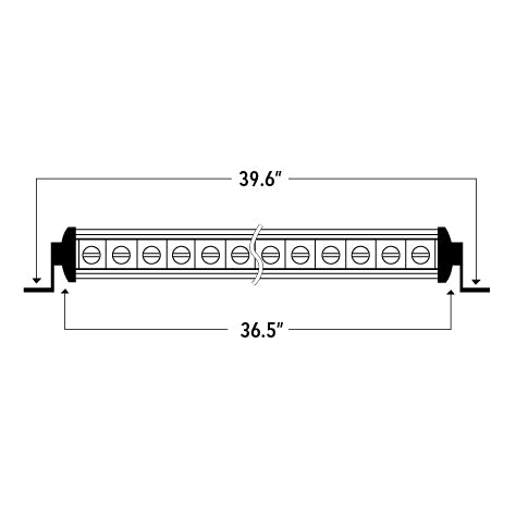 38.5" Single Row Curved LED Light Bar - SRX38.5 10-10020
