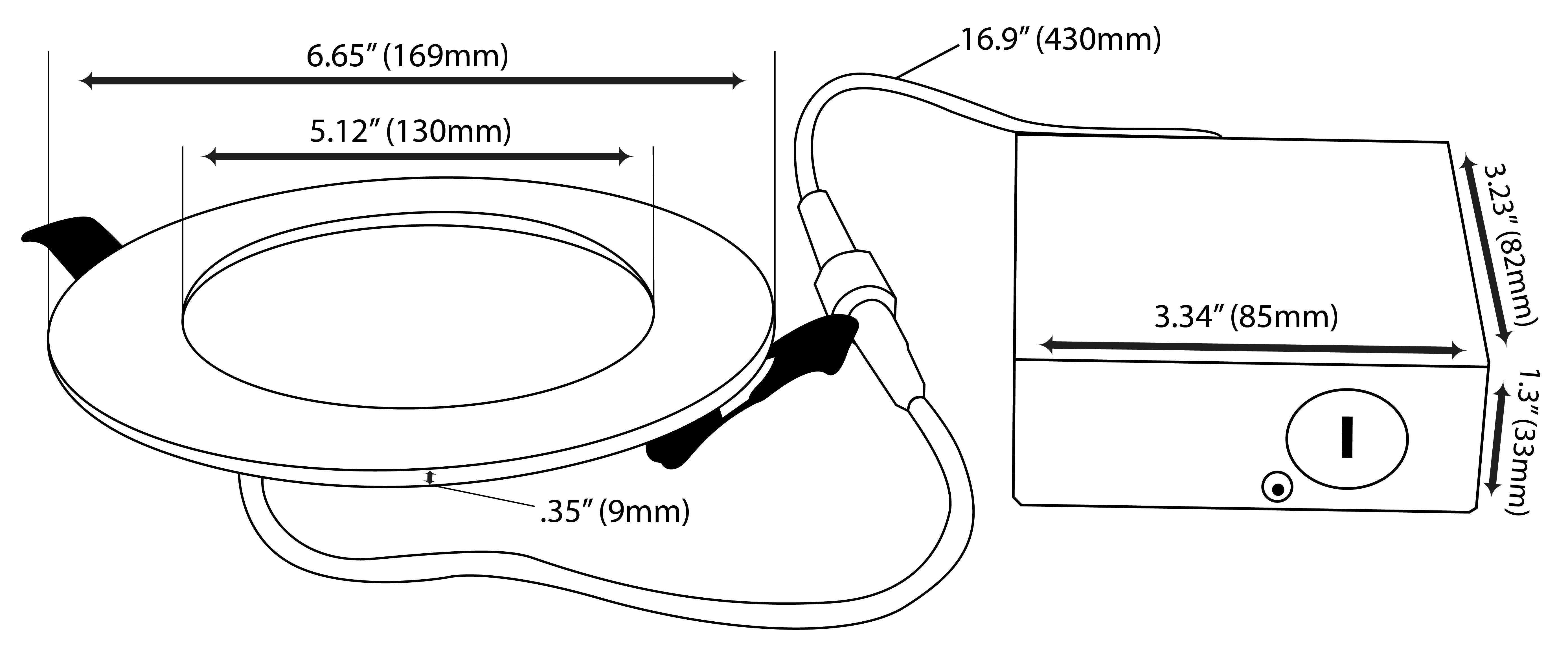 6" LED Slim Disc Pot LED Light 15-3009