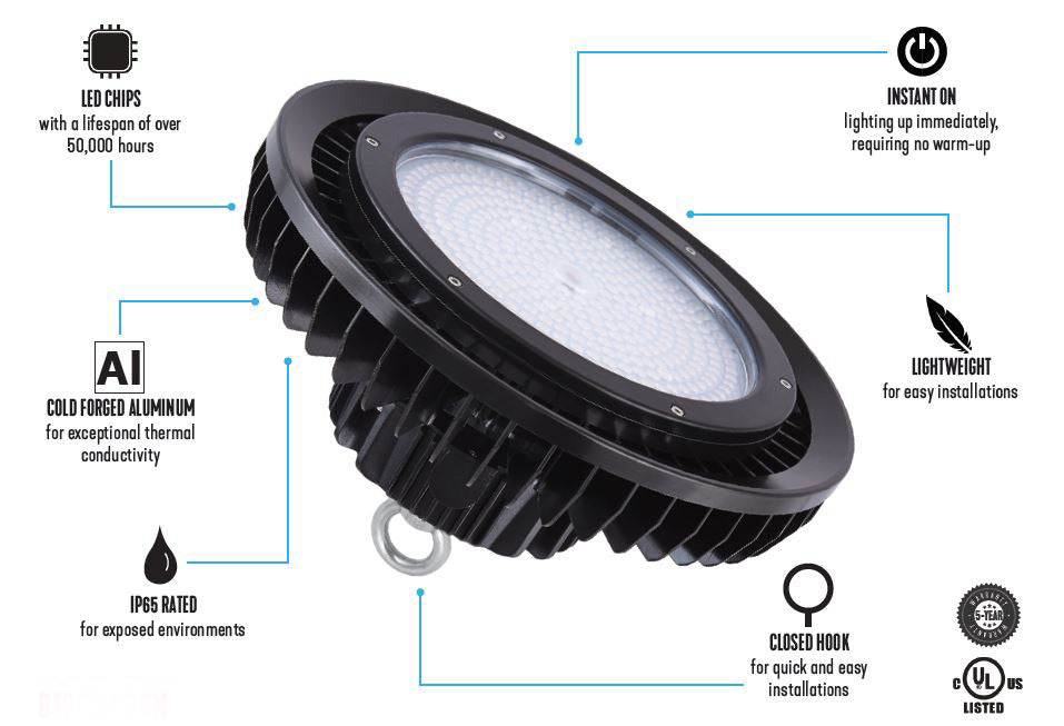 150W High Bay LED Light 15-6000