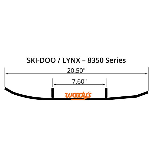 Woody's Flat-Top Trail Blazer 6" Carbide Trail Runner (Tlx4-8350) | MunroPowersports.com