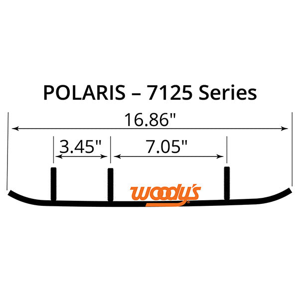 Woody's Flat-Top Trail Blazer 6" Carbide Trail Runner (Tpi4-7125) | MunroPowersports.com