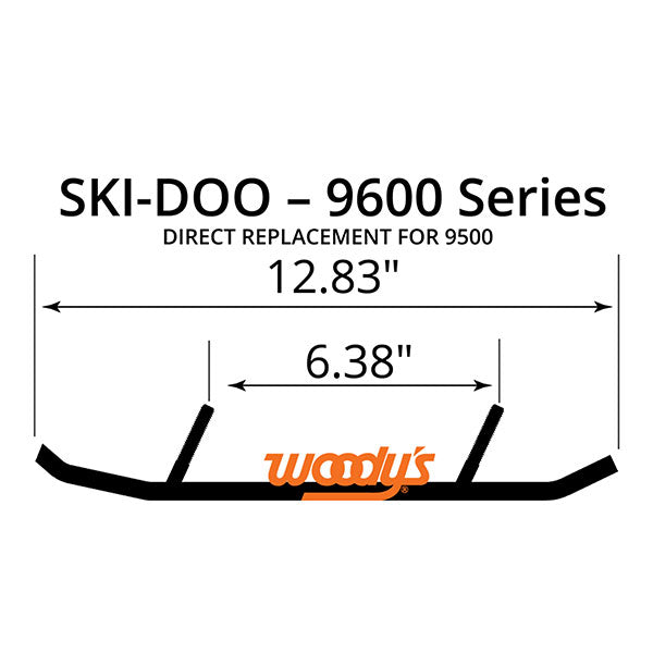 Woody's Flat-Top Trail Blazer 6" Carbide Trail Runner (TSD4-9600) | MunroPowersports.com