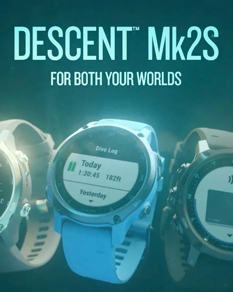 Garmin Descent Mk2S, Light Gold with Light Sand Silicone Band - 010-02403-00 | MunroKennels.com