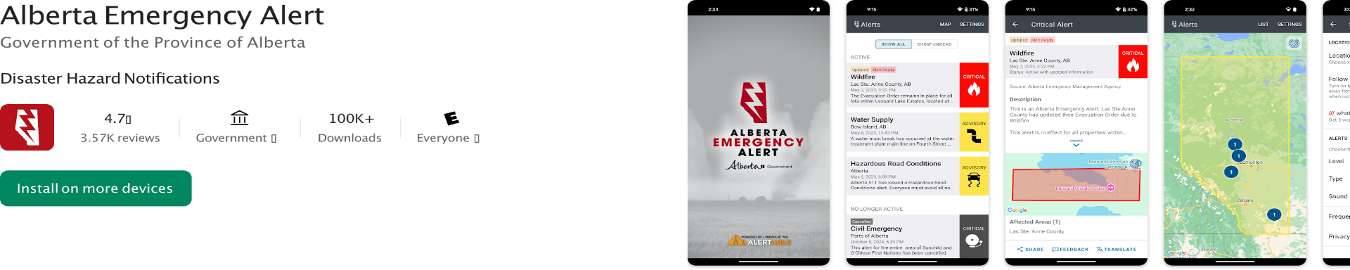 Alberta Emergency Alert - Alberta Hazzard Notifications | MunroPowersports.com | Munro Industries mp-100801040105