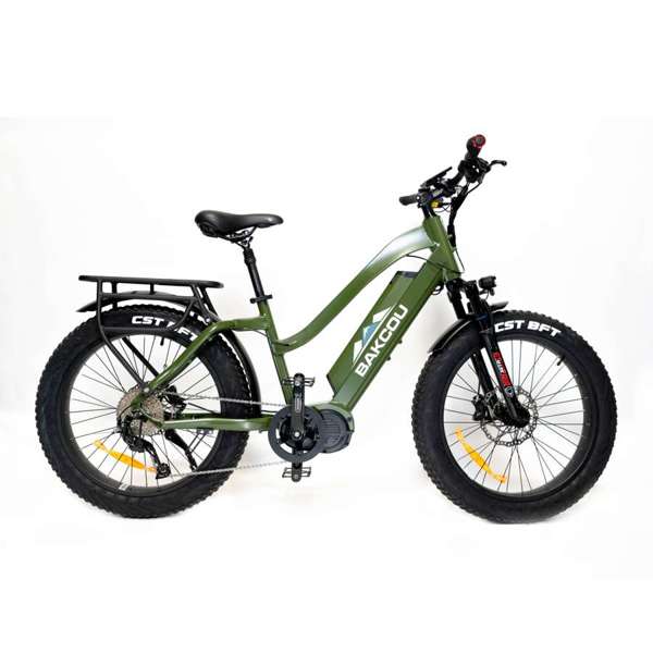 BAKCOU Mule Step-Through 26" 21AH Matte Army Green | MunroPowersports.com