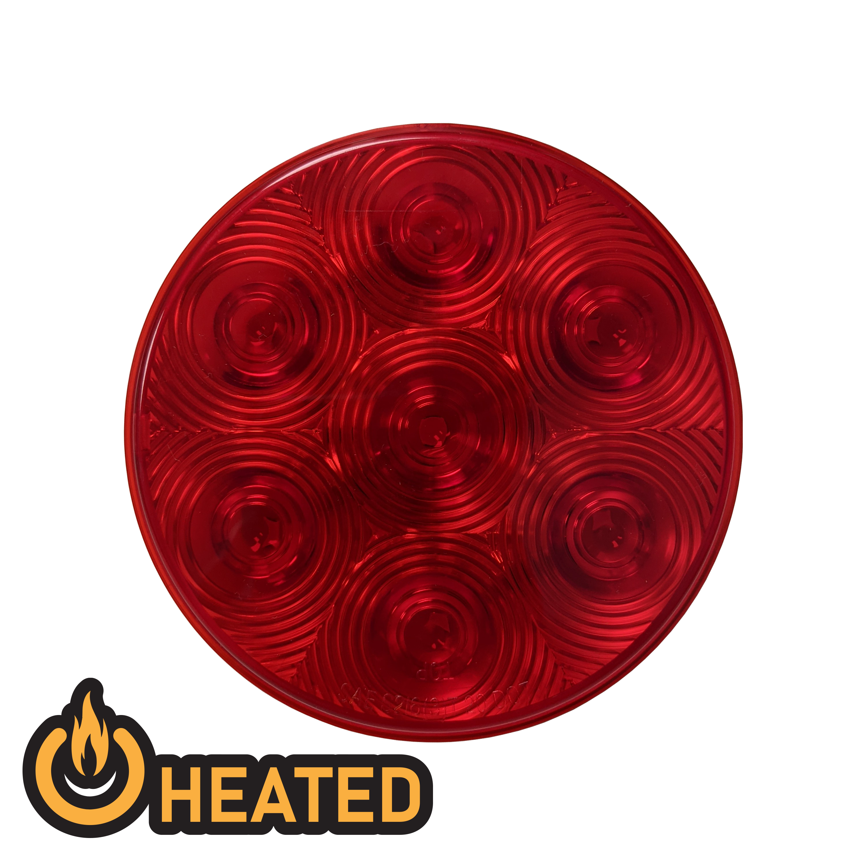 Uni-Bond LED4000H-7R Heated LED 4" Round Signal Lamp - Red | MunroPowersports.com