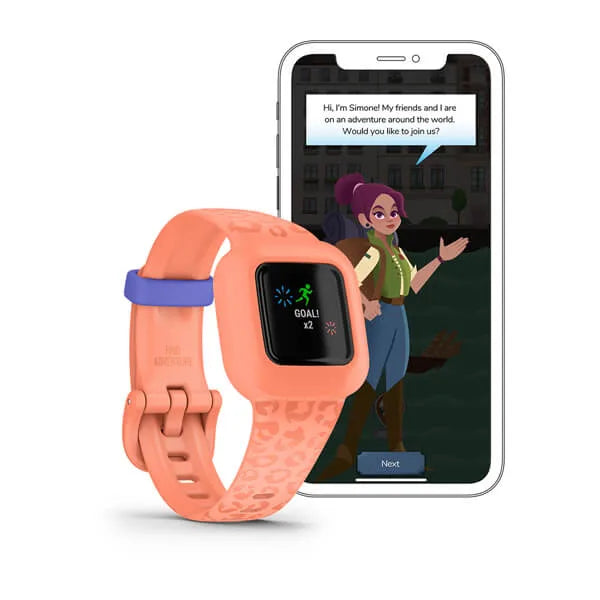 Garmin vofit jr. 3, Peach Leopard - 010-02441-24 | MunroKennels.com