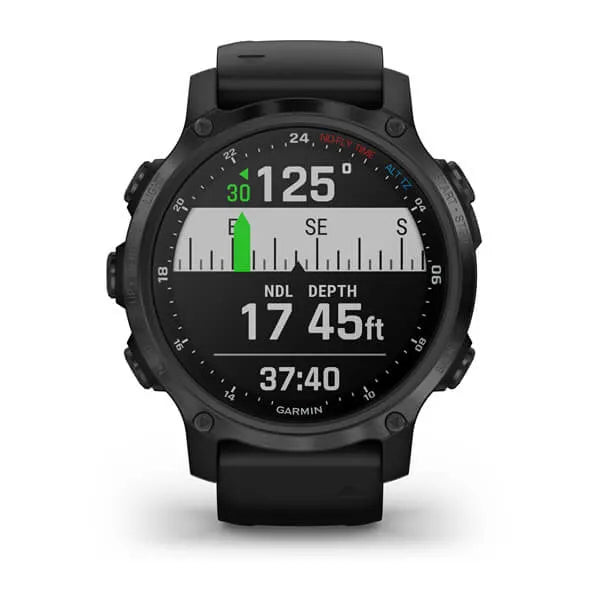 Garmin Descent Mk2S, Carbon Gray DLC with Black Silicone Band - 010-02403-03 | MunroKennels.com