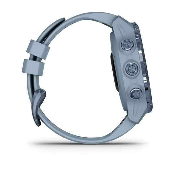 Garmin Descent Mk2S, Mineral Blue with Sea Foam Silicone Band - 010-02403-06 | MunroKennels.com