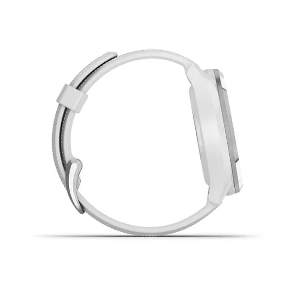 Garmin Approach S42, Polished Silver with White Band - 010-02572-11 | MunroKennels.com