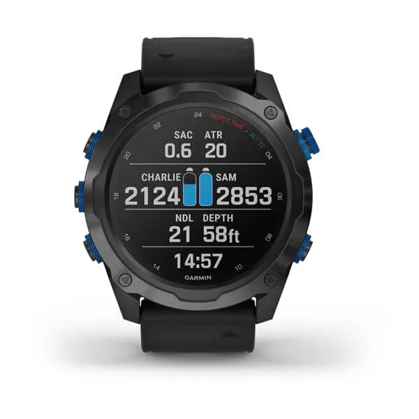 Garmin Descent Mk2i, Titanium carbon gray with black band - 010-02132-01 | MunroKennels.com