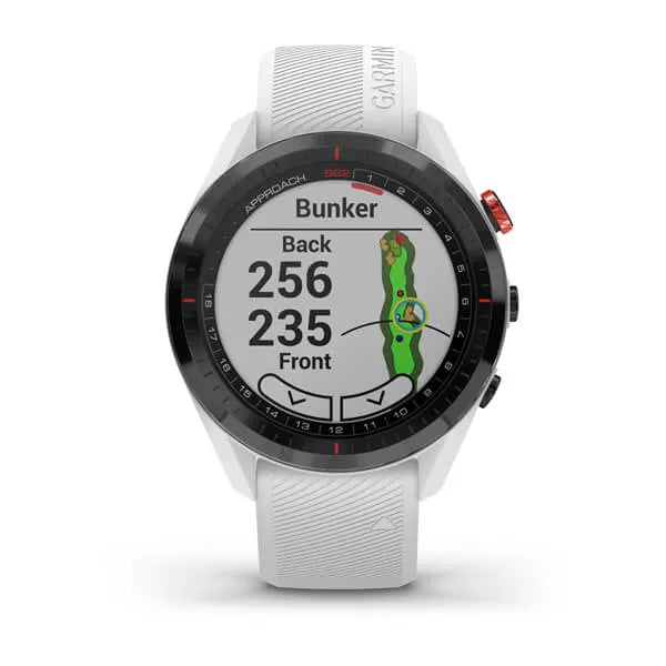 Garmin Approach S62, black with white band - 010-02200-01 | MunroKennels.com