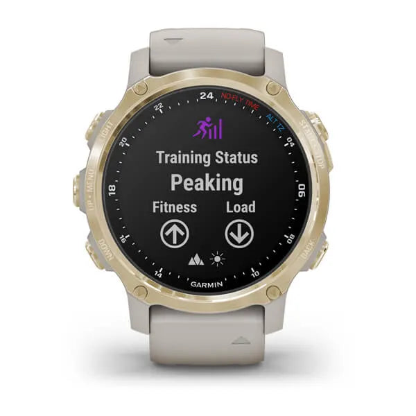 Garmin Descent Mk2S, Light Gold with Light Sand Silicone Band - 010-02403-00 | MunroKennels.com