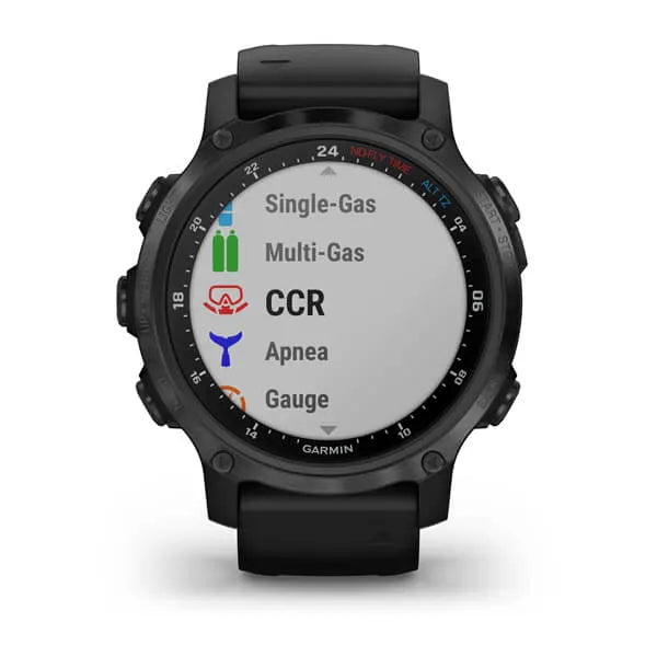 Garmin Descent Mk2S, Carbon Gray DLC with Black Silicone Band - 010-02403-03 | MunroKennels.com