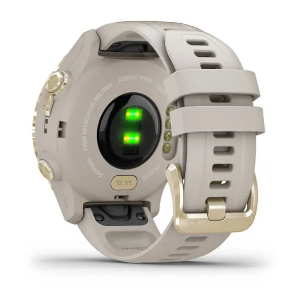 Garmin Descent Mk2S, Light Gold with Light Sand Silicone Band - 010-02403-00 | MunroKennels.com