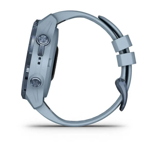 Garmin Descent Mk2S, Mineral Blue with Sea Foam Silicone Band - 010-02403-06 | MunroKennels.com