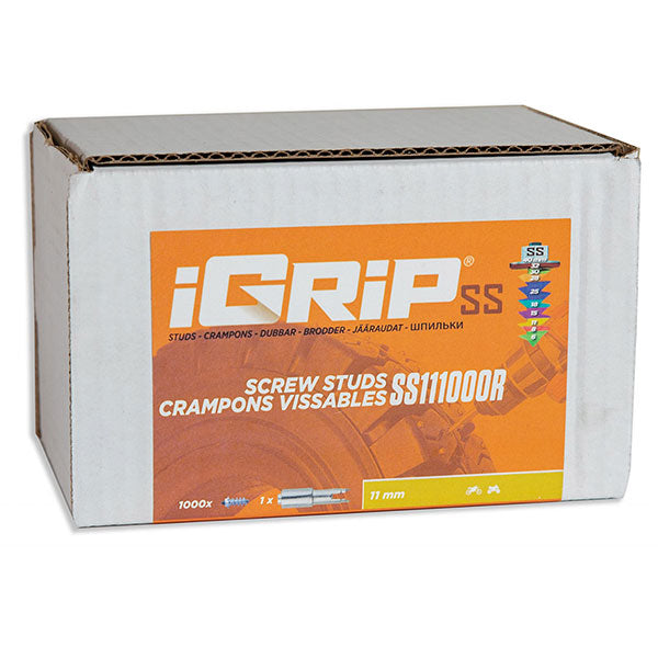 Igrip Shouldered Racing Tire Studs 11MM 1000Pk - 02-01129 | MunroPowersports.com