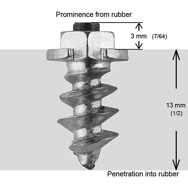 Igrip Shouldered Tire Studs 15MM 100Pk - 02-01148 | MunroPowersports.com