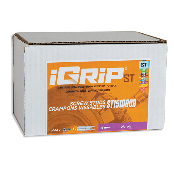 Igrip Standard Racing Studs 15MM 1000Pk | MunroPowersports.com