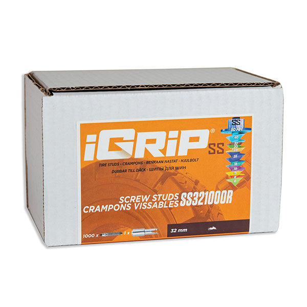 Igrip Shouldered Racing Tire Studs 32MM 1000Pk (SS-321000R) | MunroPowersports.com