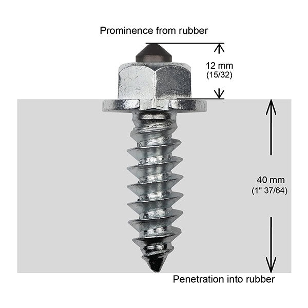 Igrip Shouldered Heavy Duty Tire Studs 50MM 1000Pk (SS-501000Hd) | MunroPowersports.com