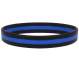 Rothco Silicone Thin Blue Line Bracelet - 1180 | MunroPowersports.com