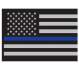 Rothco Thin Blue Line Flag Decal