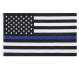 Rothco Thin Blue Line U.S. Flag - 14455 | MunroPowersports.com