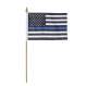 Rothco Thin Blue Line Stick Flag - 1522 | MunroPowersports.com