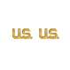 Rothco U.S. Letters Insignia - 1545 | MunroPowersports.com